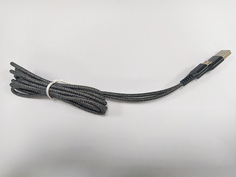 魚(yú)絲編織Type-A to micro數(shù)據(jù)線，microUSB數(shù)據(jù)線定制廠家
