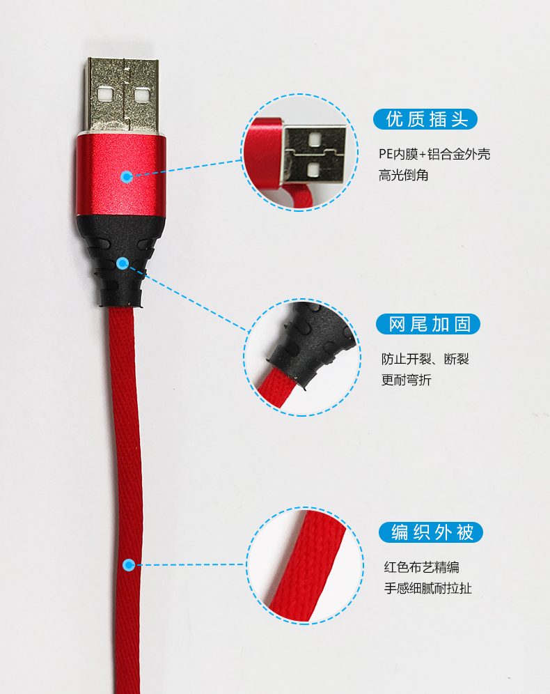 3A安卓micro USB數(shù)據(jù)線-02