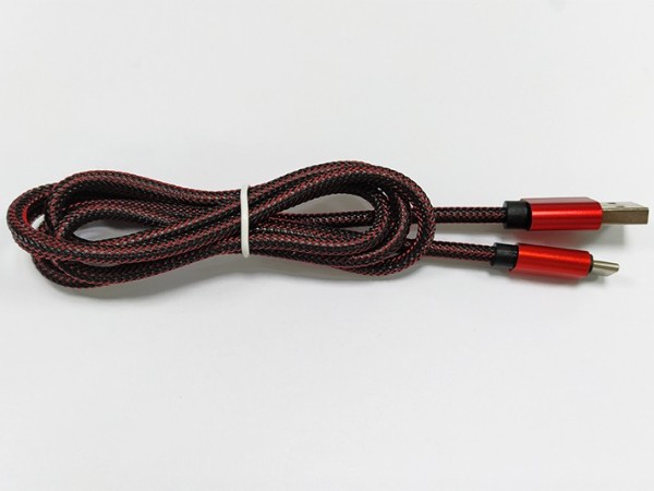 麻繩編織手機USB Type-C數(shù)據(jù)線，支持QC3.0+華為FCP快充
